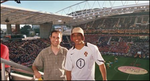 Andy & Brook at Euro 2004