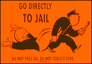 Monopoly Jail Card